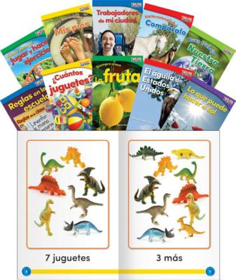 TIME FOR KIDS® Informational Text Grade K Spanish Readers Set 2 10-Book Set