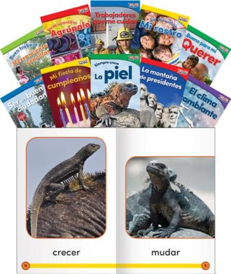 TIME FOR KIDS® Informational Text Grade K Spanish Readers Set 3 10-Book Set