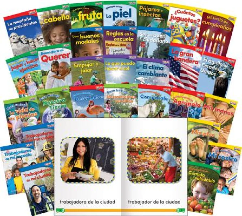 TIME FOR KIDS® Informational Text Grade K Spanish Readers 30-Book Set