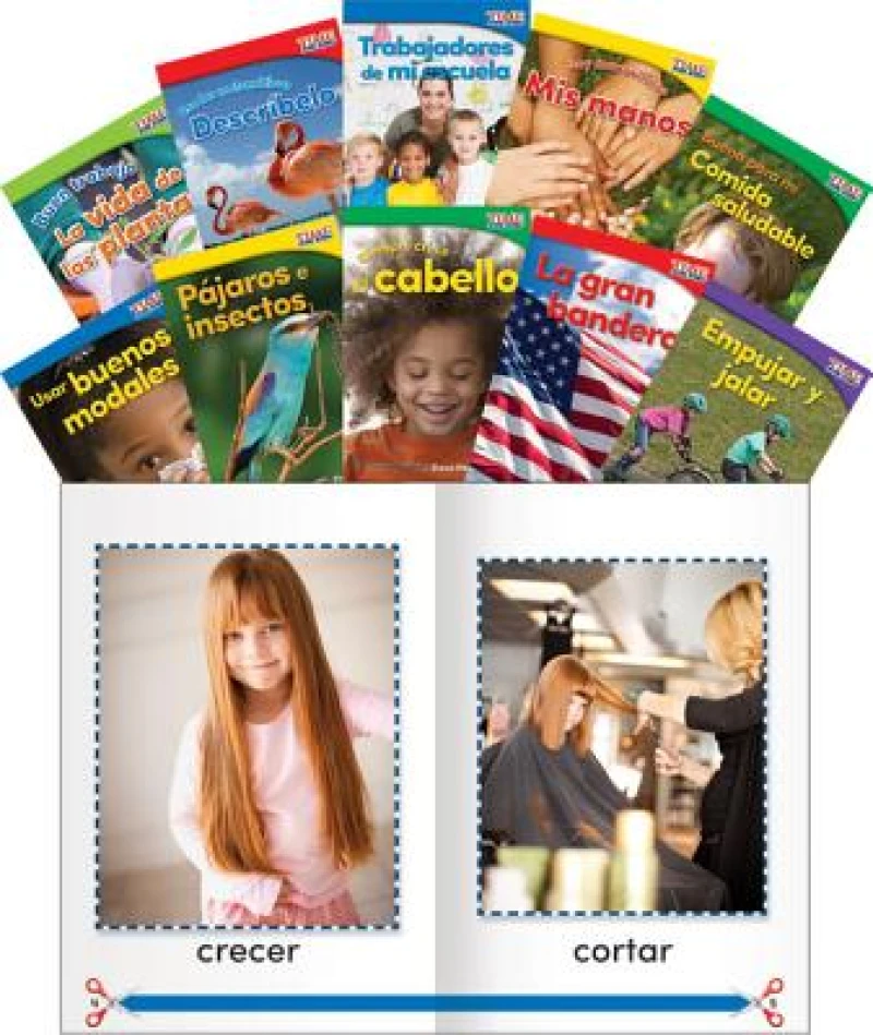 TIME FOR KIDS® Informational Text Grade K Spanish Readers Set 1 10-Book Set