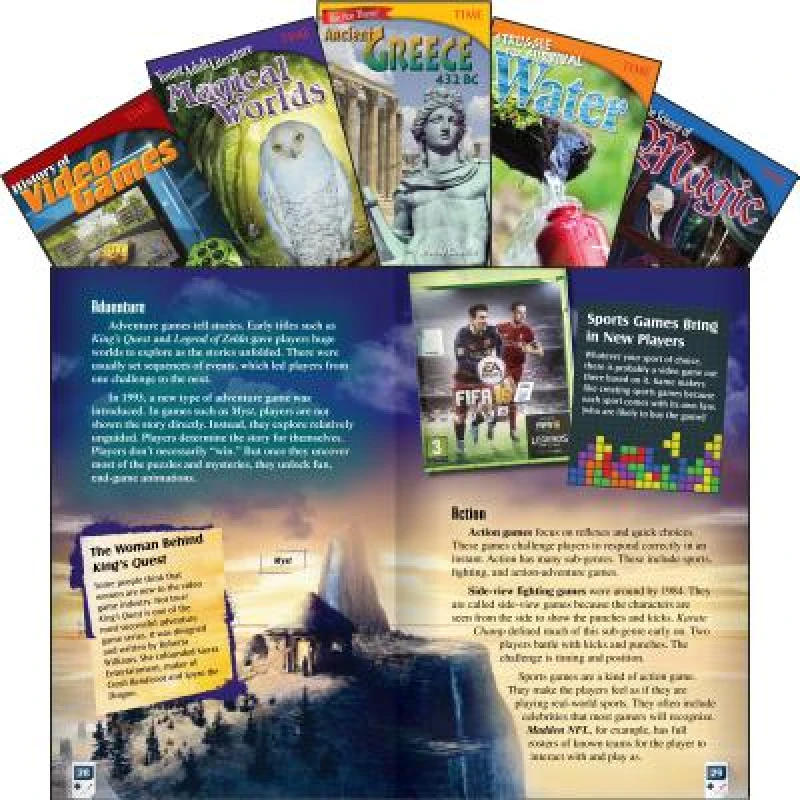 TIME Informational Text Grade 6 Set 1, 5-Book Set