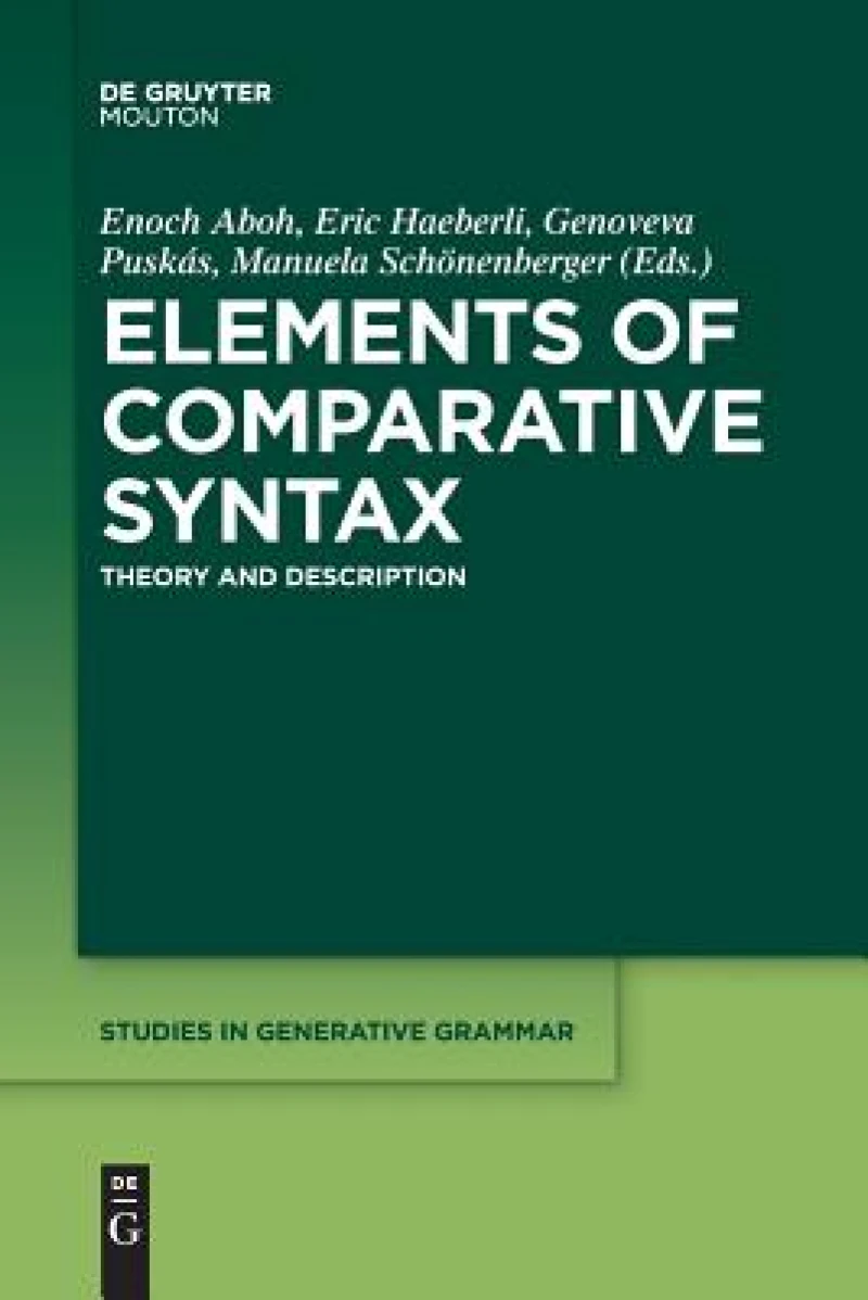 Elements of Comparative Syntax