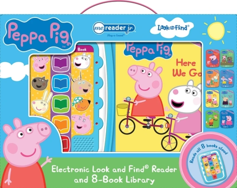 Peppa Pig: Me Reader Jr 8 Board Books and Electronic Reader Sound Book Set