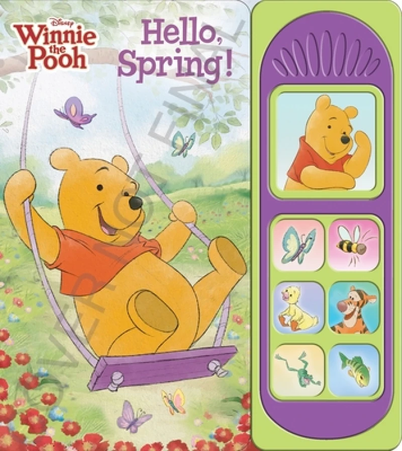 Disney Winnie The Pooh Hello Spring Little Sound Book
