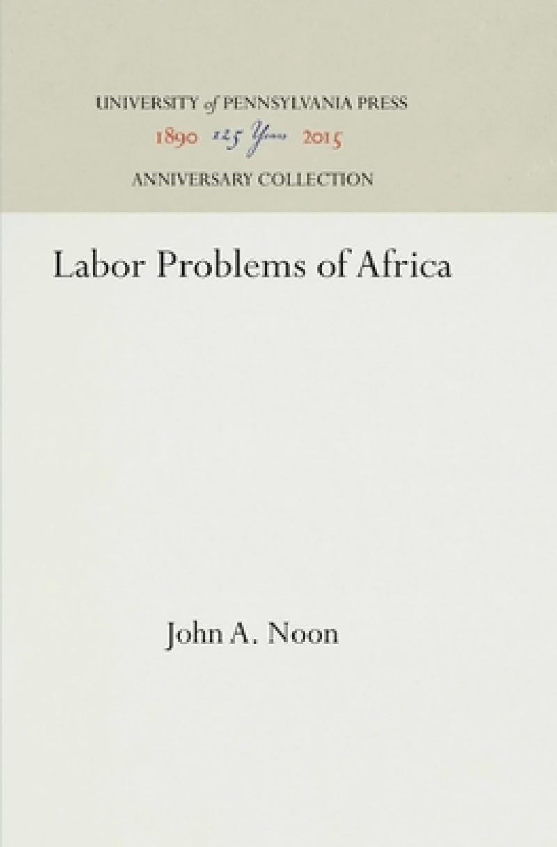 Labor Problems of Africa