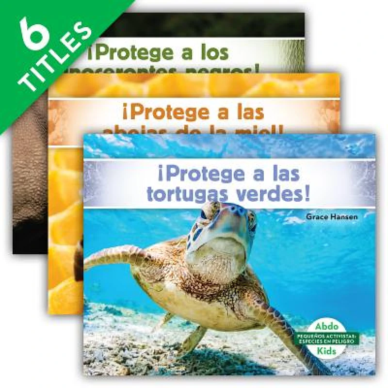 Pequenos activistas: especies en peligro (Little Activists: Endangered Species) (Set)