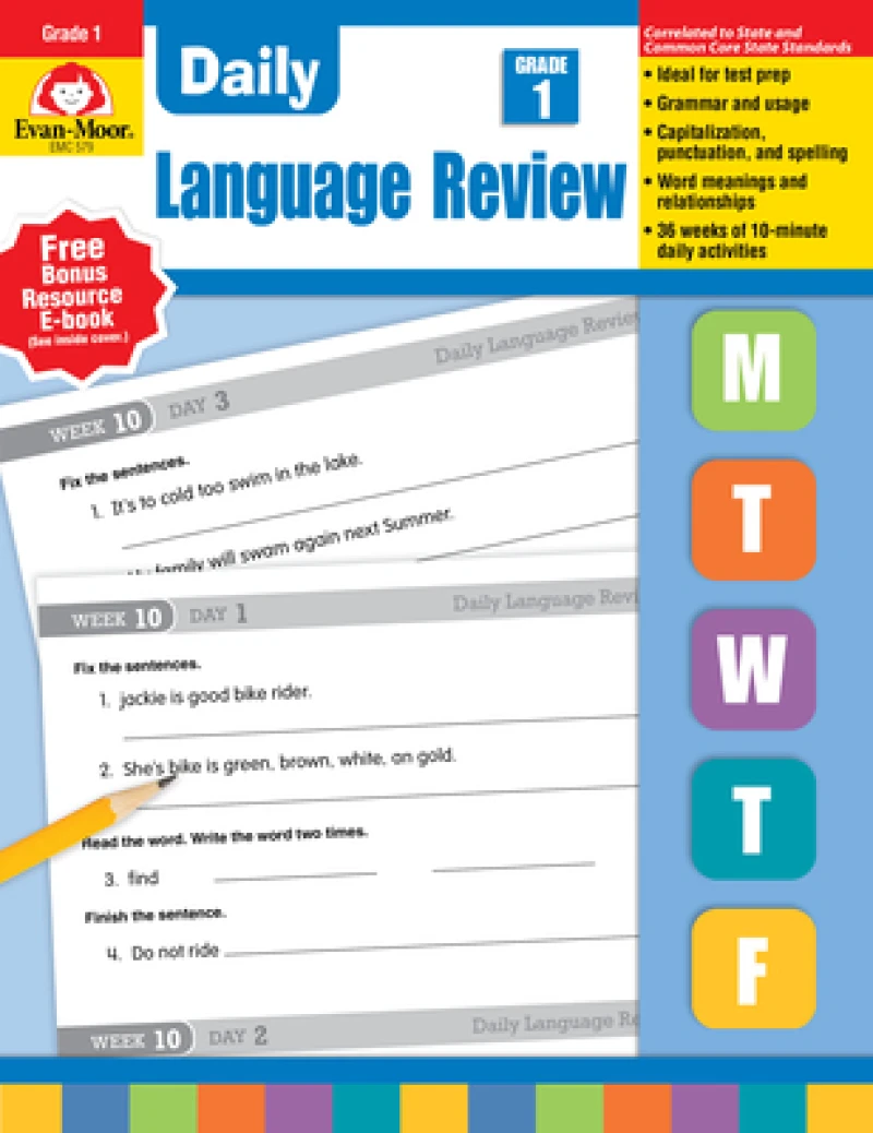 Daily Language Review Grade 1 Te