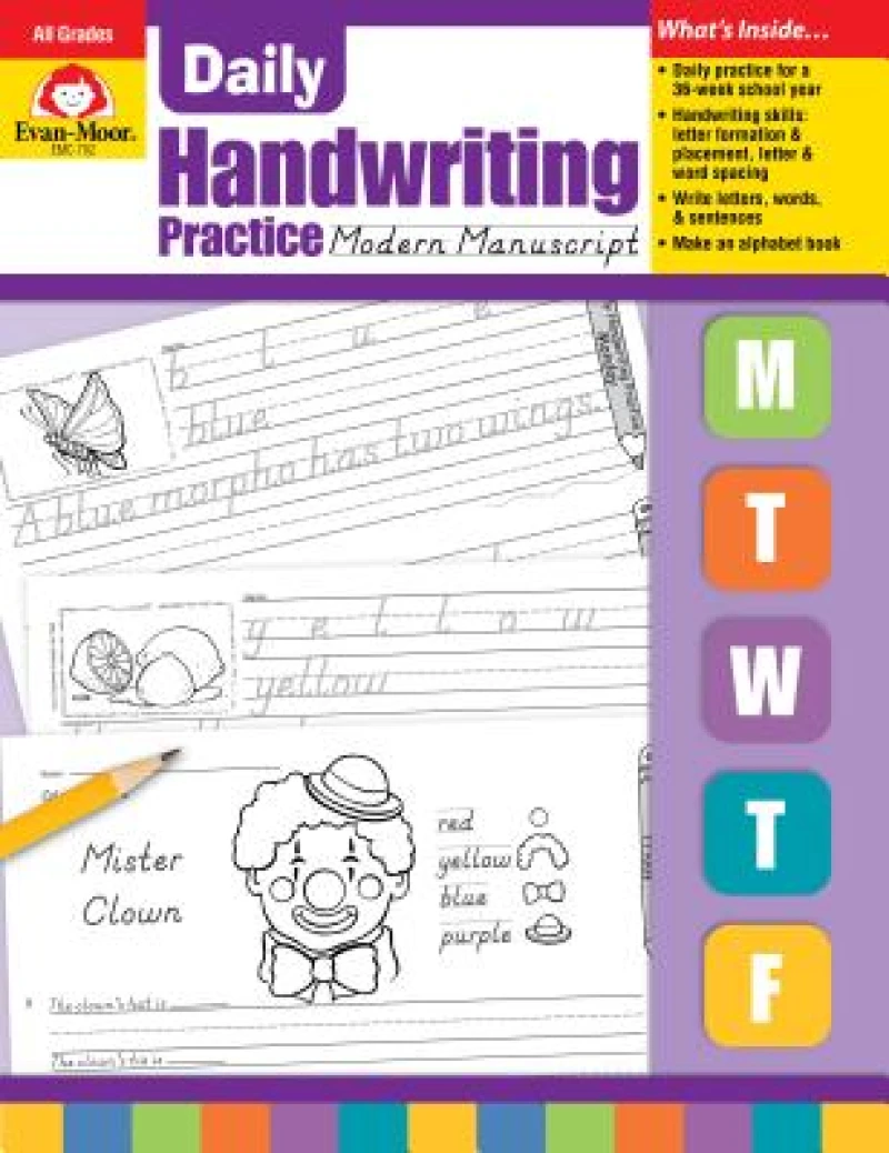 Daily Handwriting Modern Manuscript Te