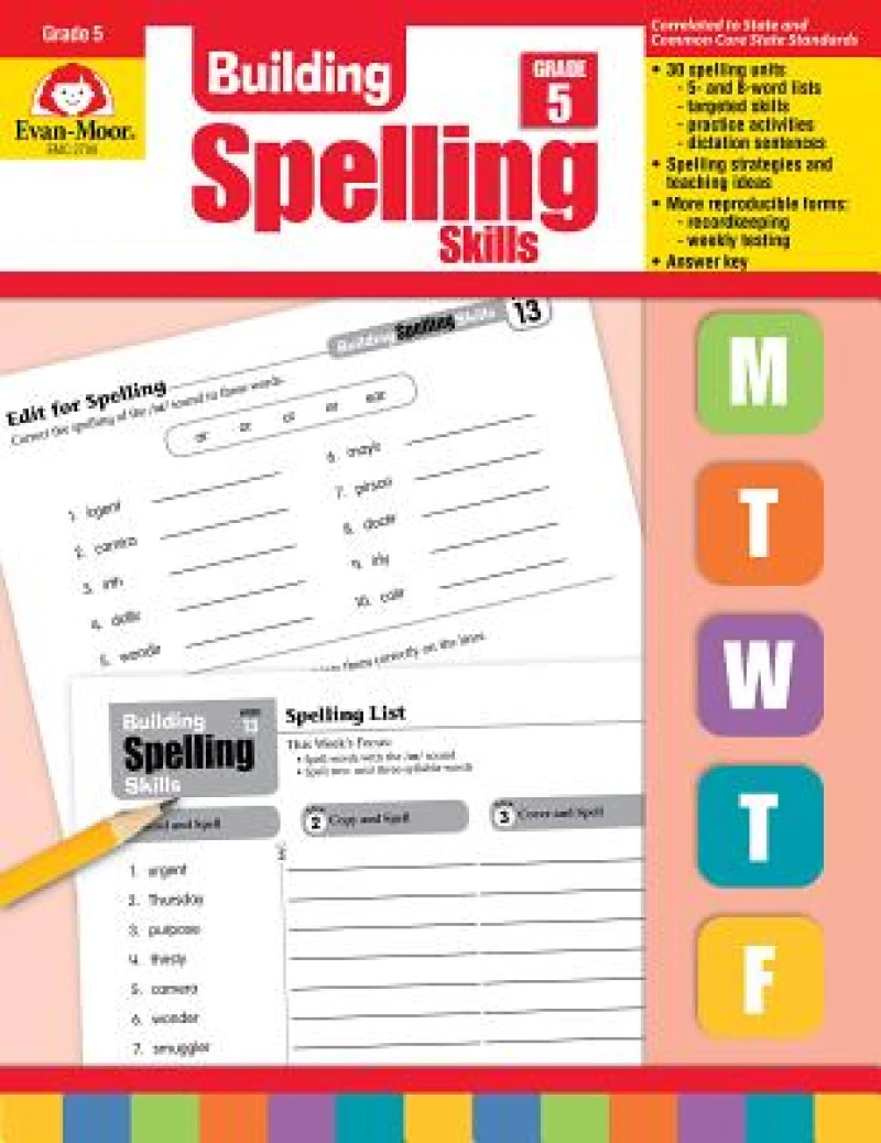 Building Spelling Skills Grade 5 Te