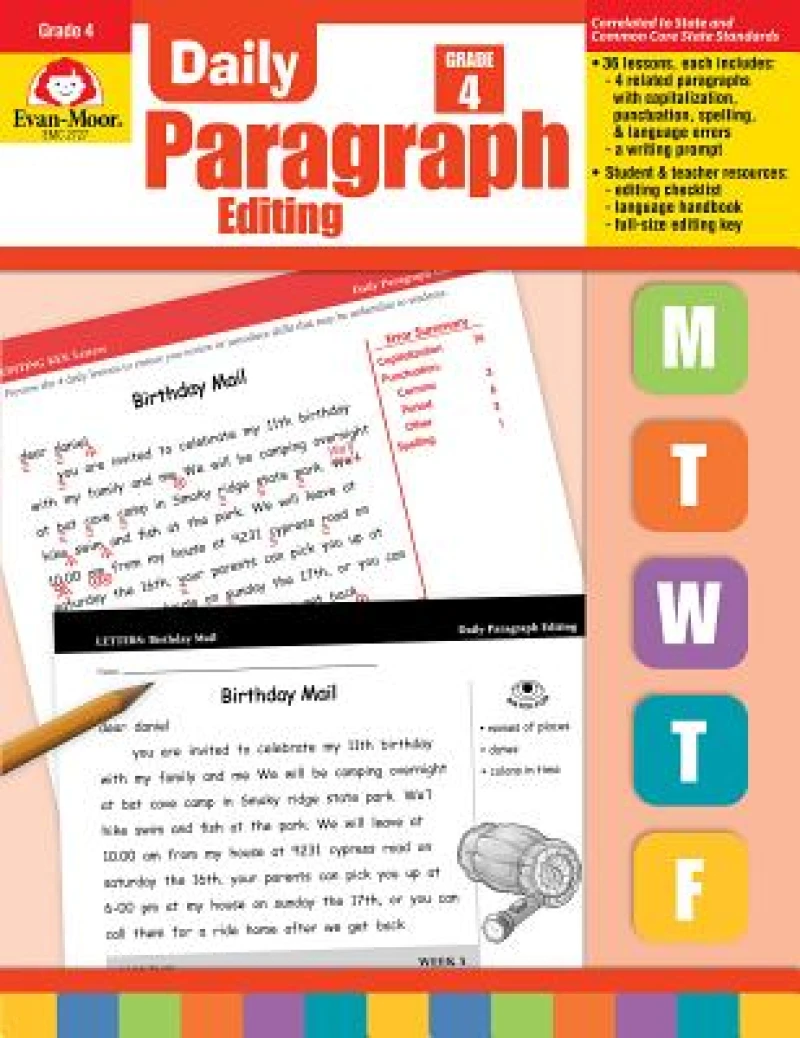 Daily Paragraph Editing Grade 4 Te