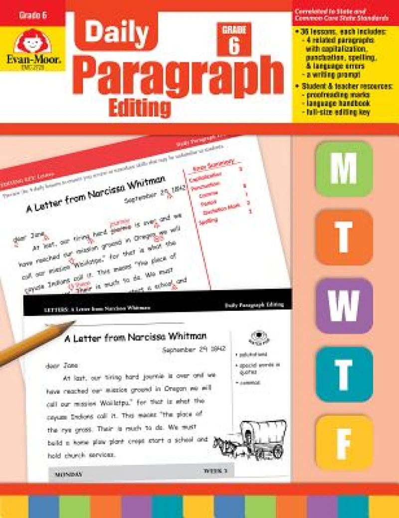 Daily Paragraph Editing Grade 6+ Te