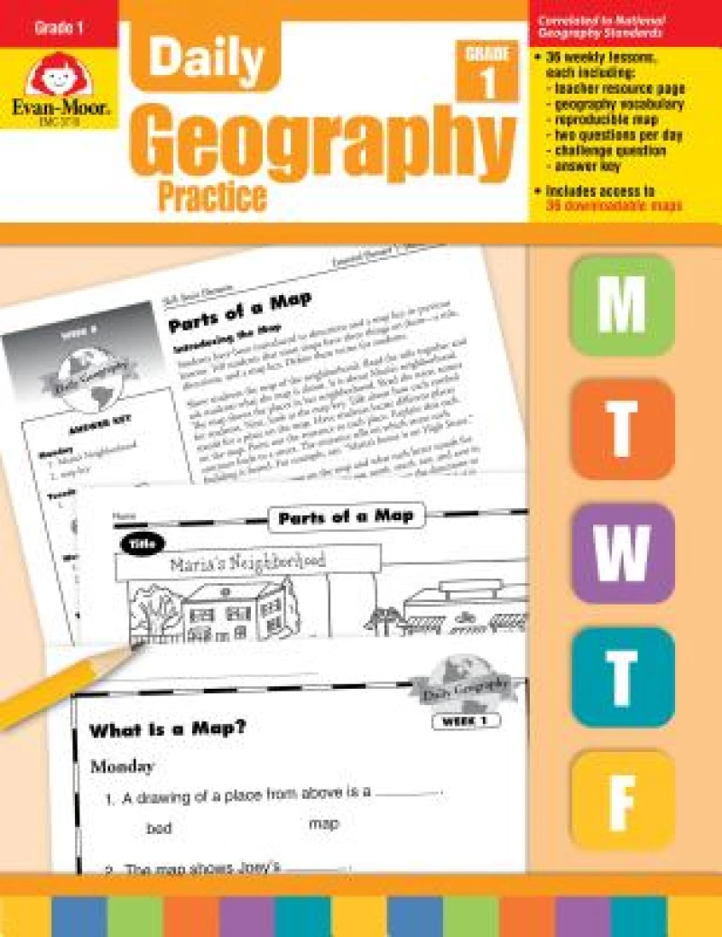 Daily Geography Practice Grade 1 Te