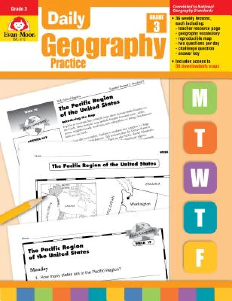 Daily Geography Practice Grade 3 Te