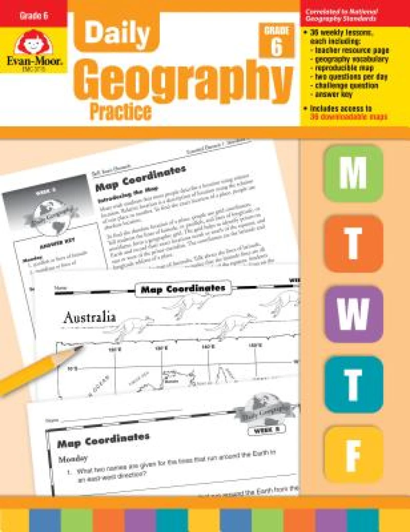 Daily Geography Practice Grade 6+ Te