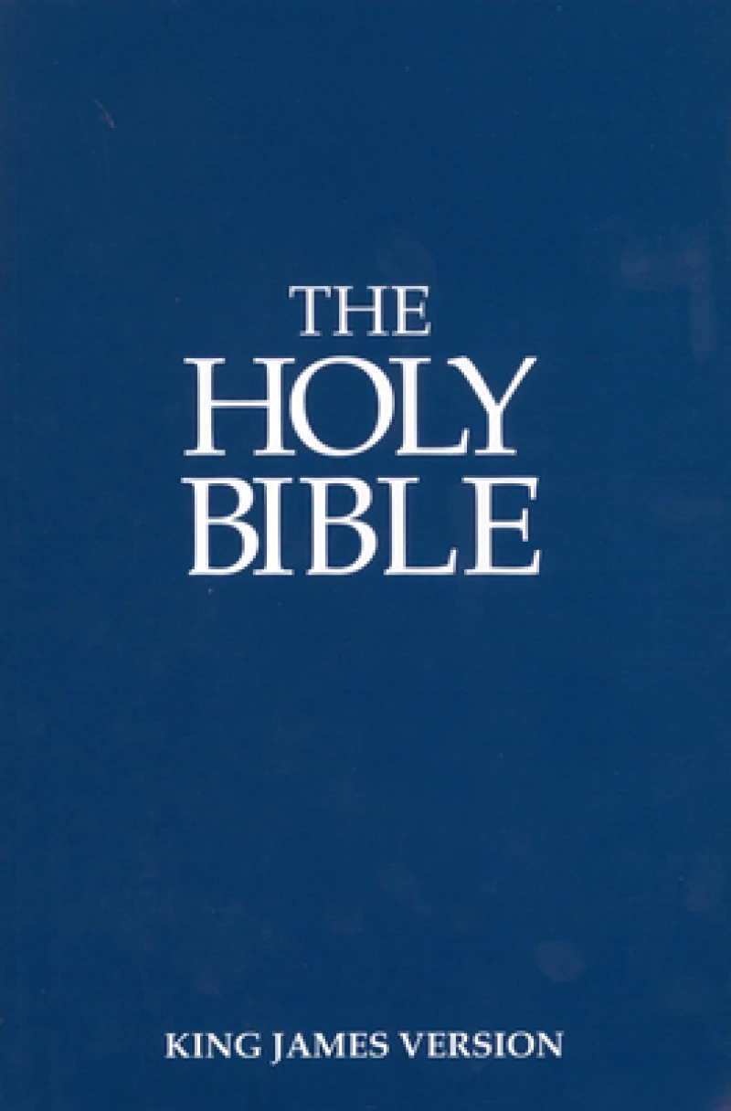 KJV Economy Bible (Softcover, Blue)
