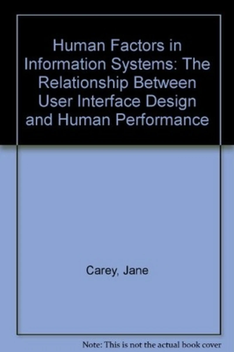 Human Factors in Information Systems
