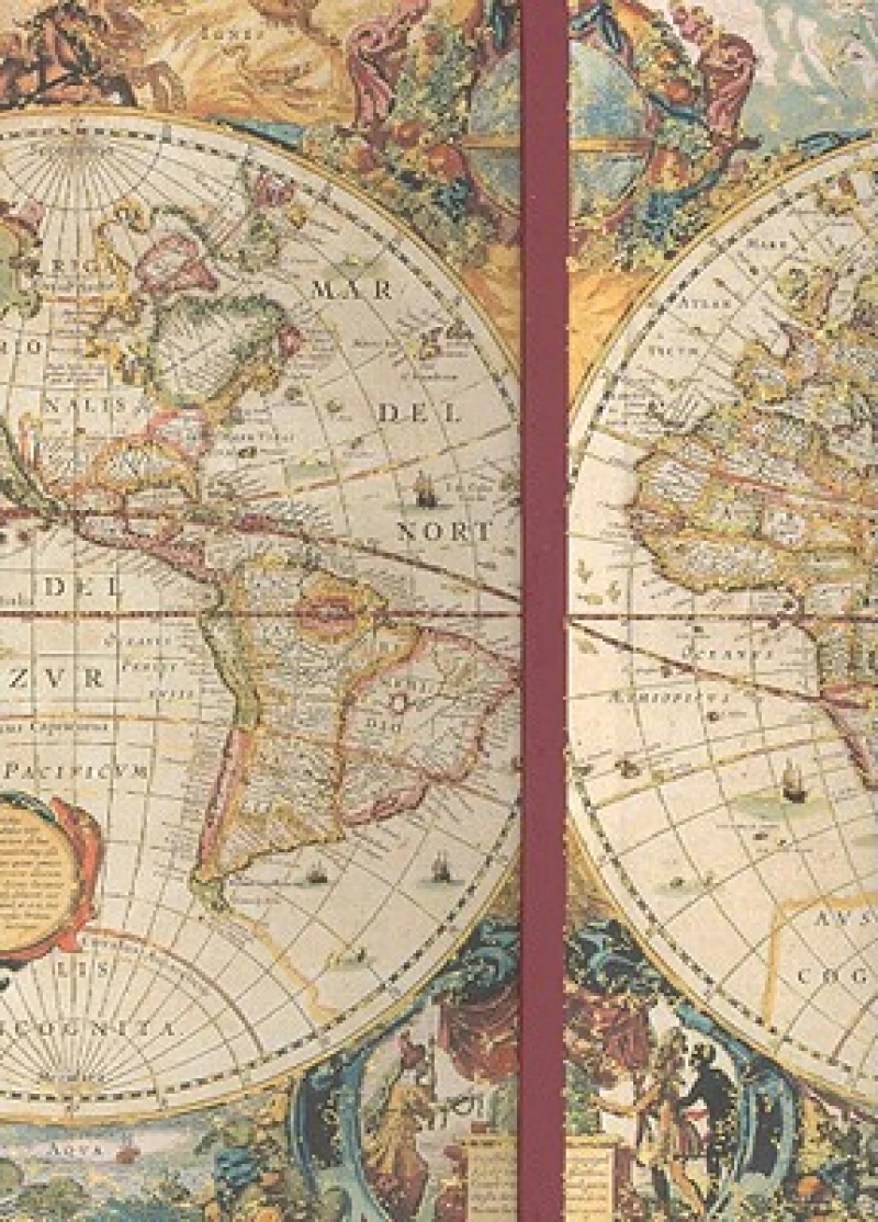 Journal Fold-Over Old World