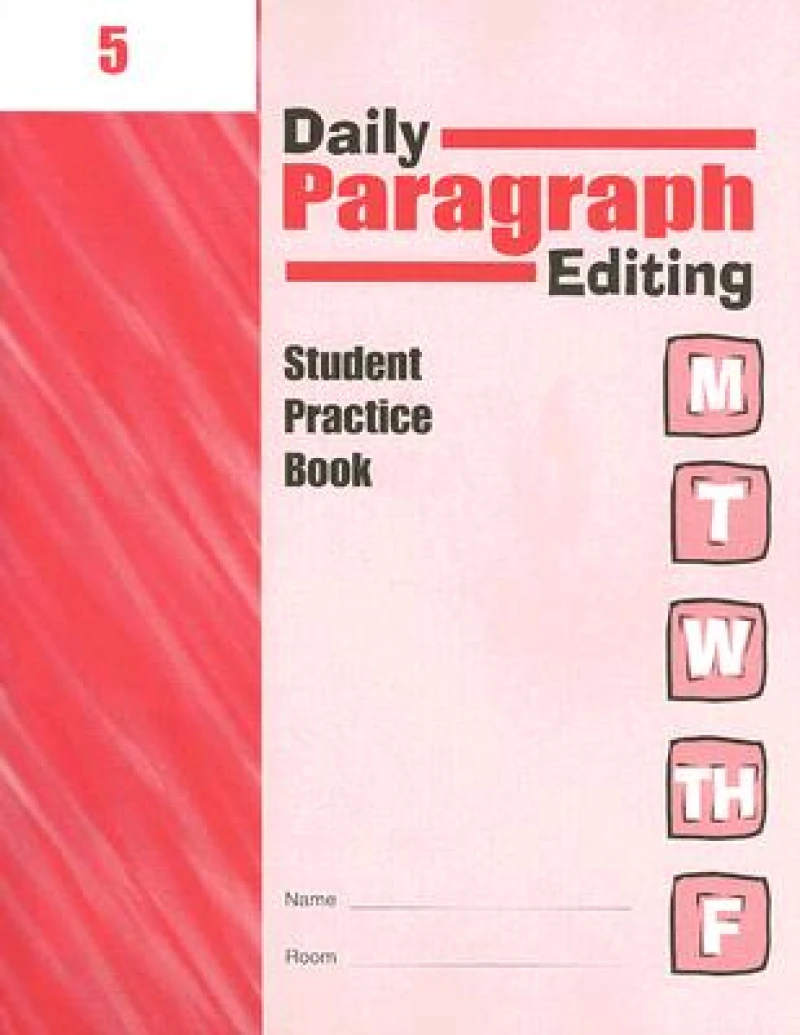 Daily Paragraph Editing Gr 5 Sb 5 Pack