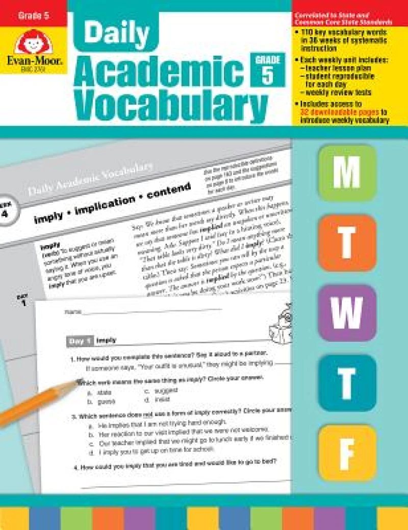 Daily Academic Vocabulary Gr 5 Te