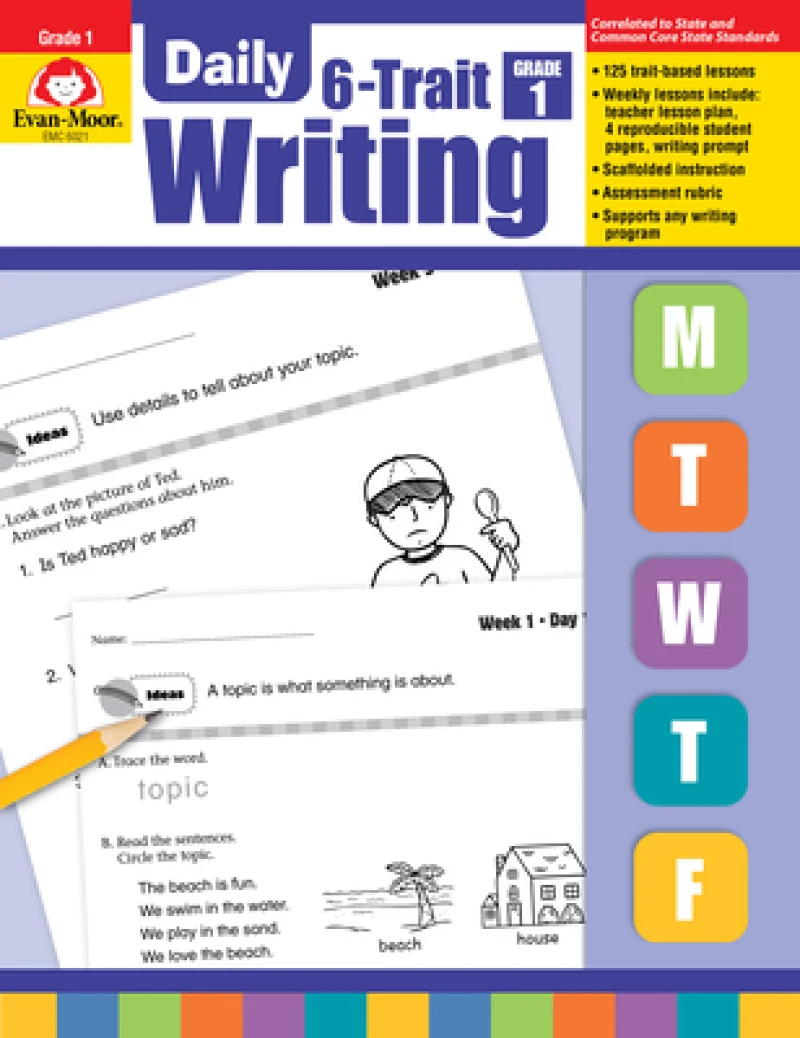 Daily 6-Trait Writing Grade 1 Te