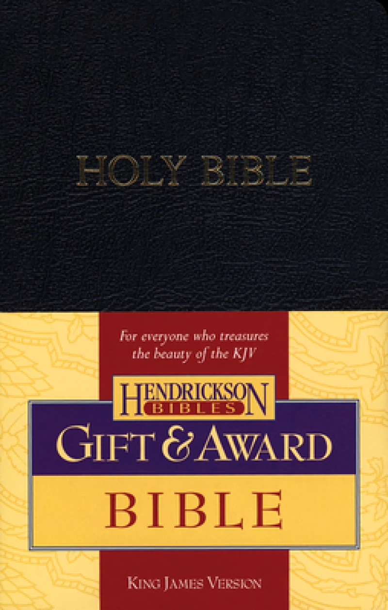 KJV Gift & Award Bible (Imitation Leather, Black, Red Letter)