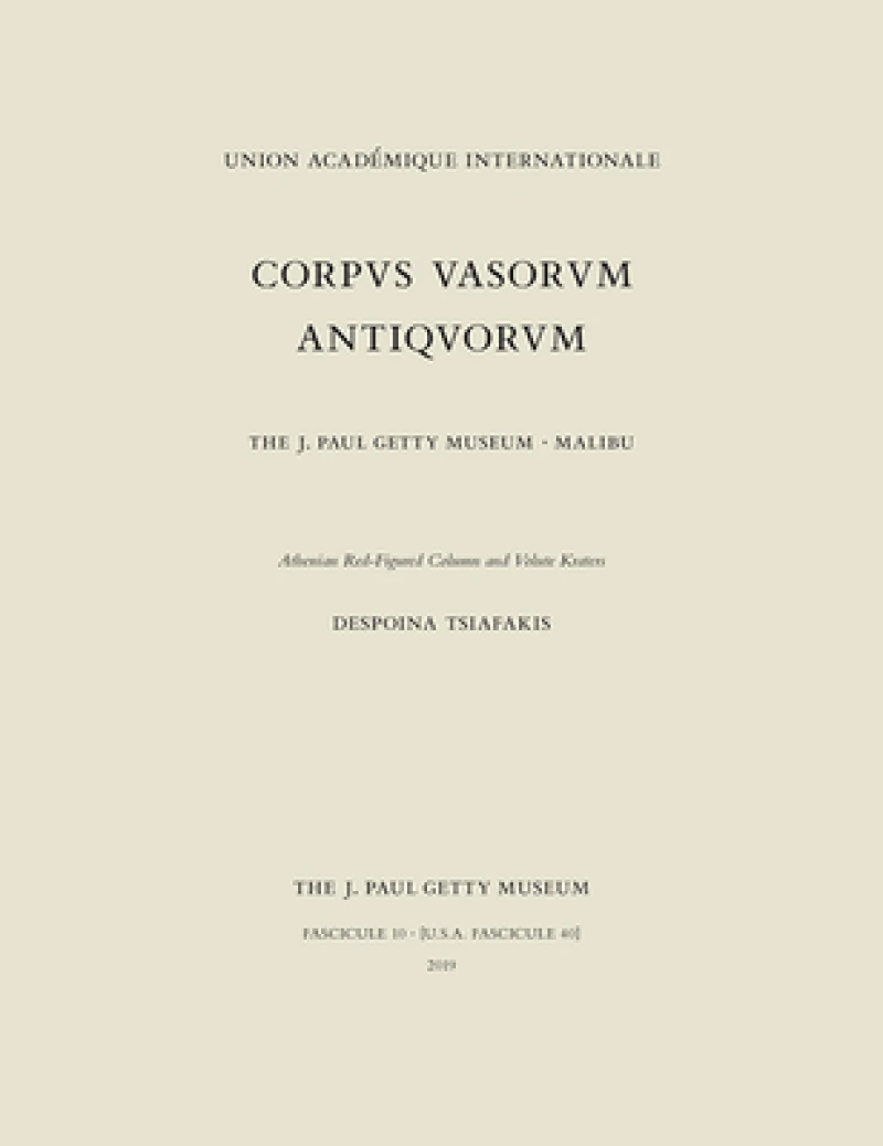 Corpus Vasorum Antiquorum, Fascicule 10 - Athenian  Red-Figure Column and Volute Kraters
