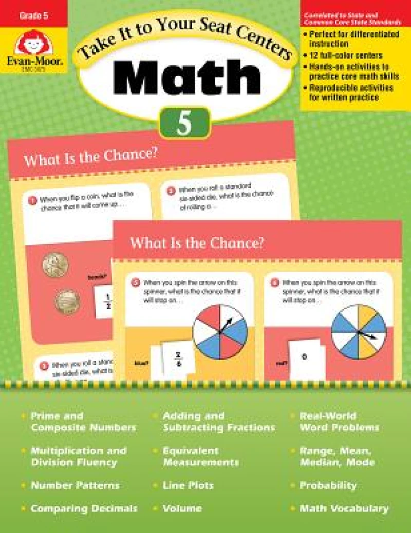 Take It To Your Seat Math Centers Grade 5