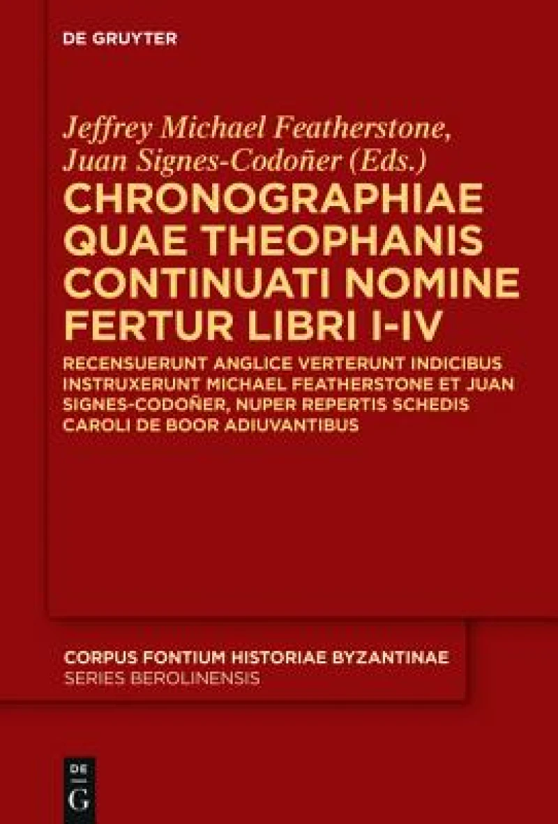 Chronographiae quae Theophanis Continuati nomine fertur Libri I-IV