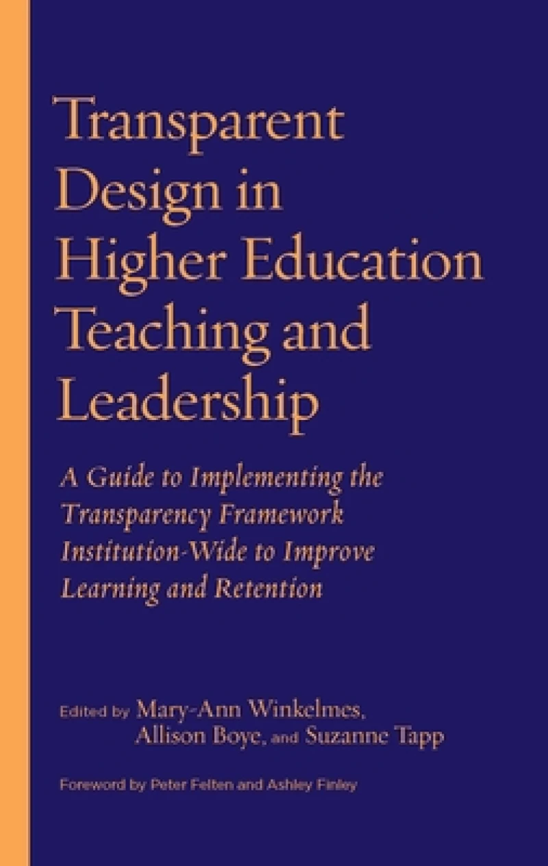 Transparent Design in Higher Education Teaching and Leadership