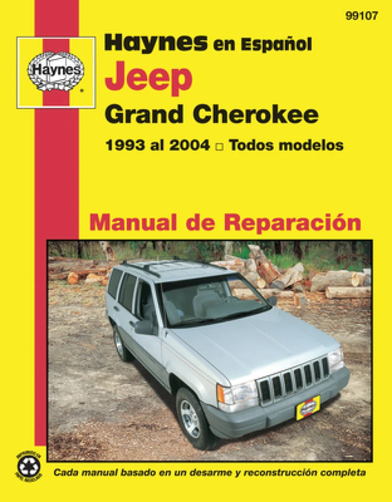 Jeep Grand Cherokee Haynes Manual de Reparación: Grand Cherokee 1993 al 2004 todos modelos Haynes Repair Manual (edición española)