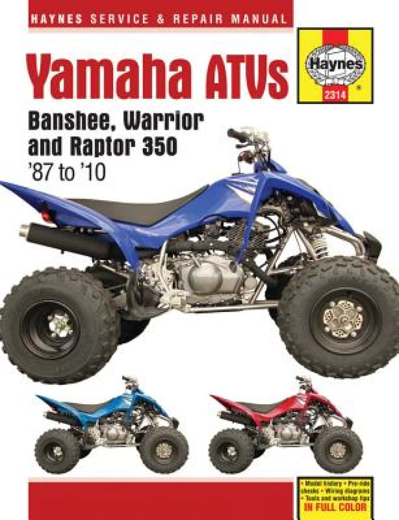 Yamaha Banshee, Warrior & Raptor 350 ATVs (87 - 10)