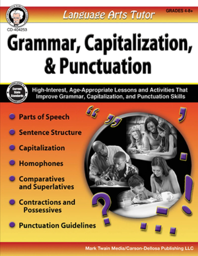 Language Arts Tutor: Grammar, Capitalization, and Punctuation