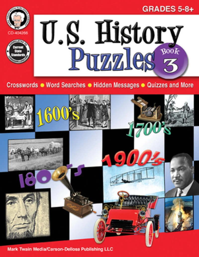 U.S. History Puzzles, Book 3