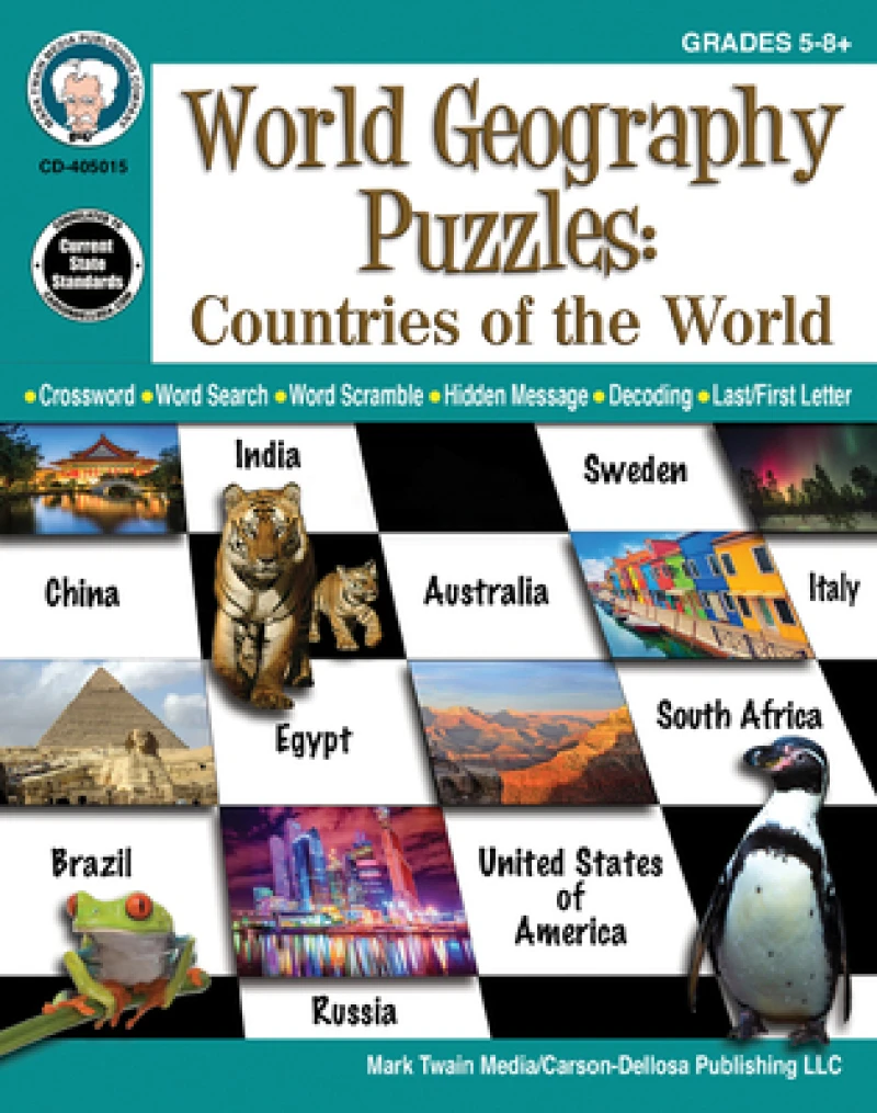 World Geography Puzzles: Countries of the World