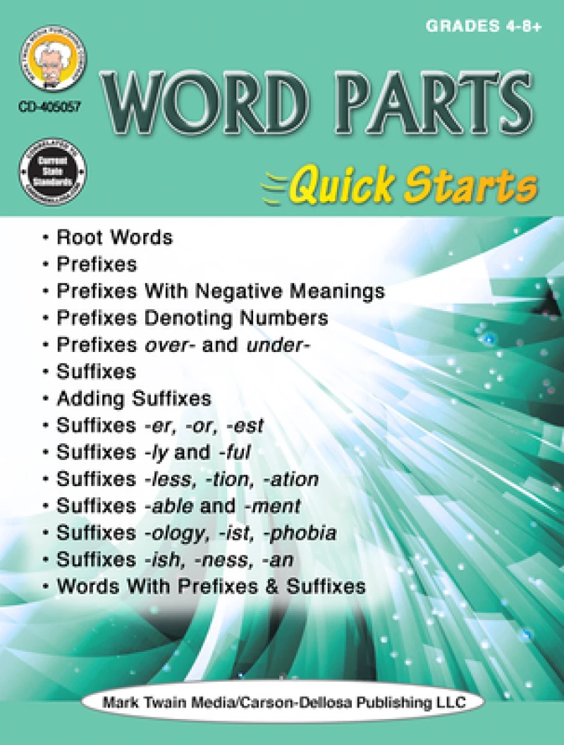 Word Parts Quick Starts