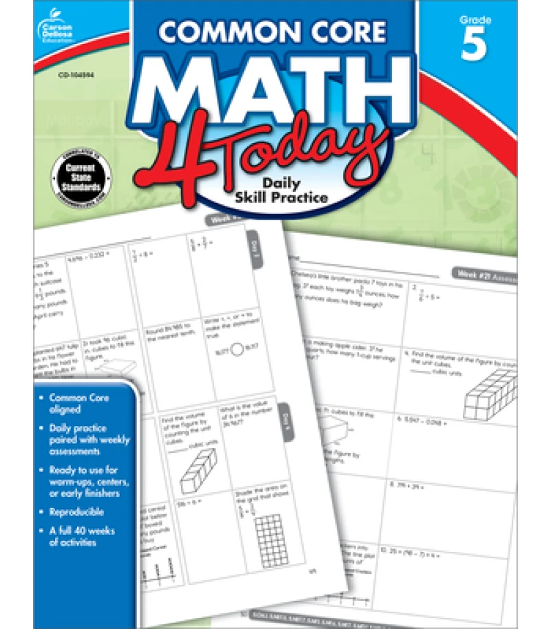 Common Core Math 4 Today