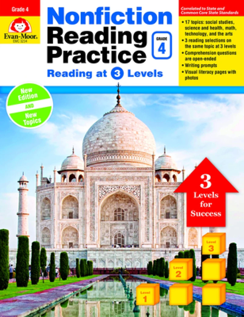 Nonfiction Reading Practice, Grade 4 Teacher Resource