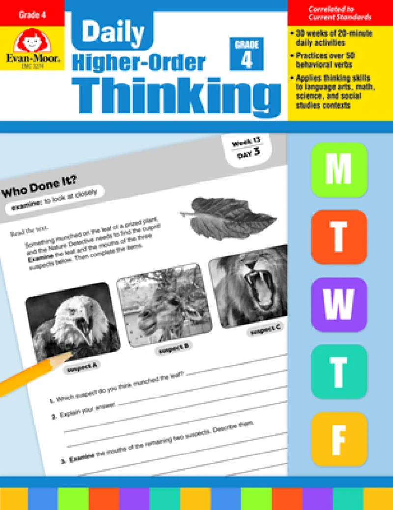 Daily Higher-Order Thinking, Grade 4 Te