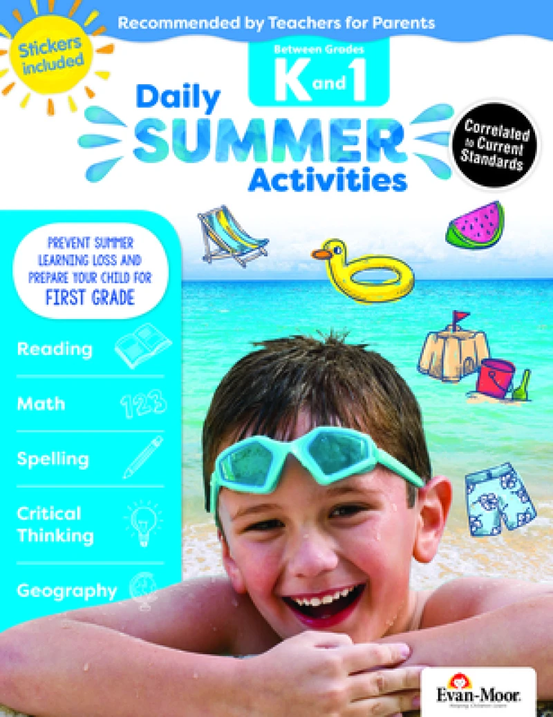 Daily Summer Activities Moving From K To 1St Gr