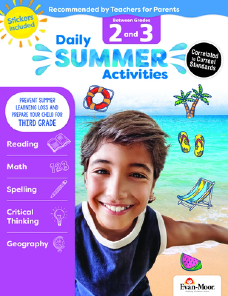 Daily Summer Activities Moving From 2Nd To 3Rd Gr