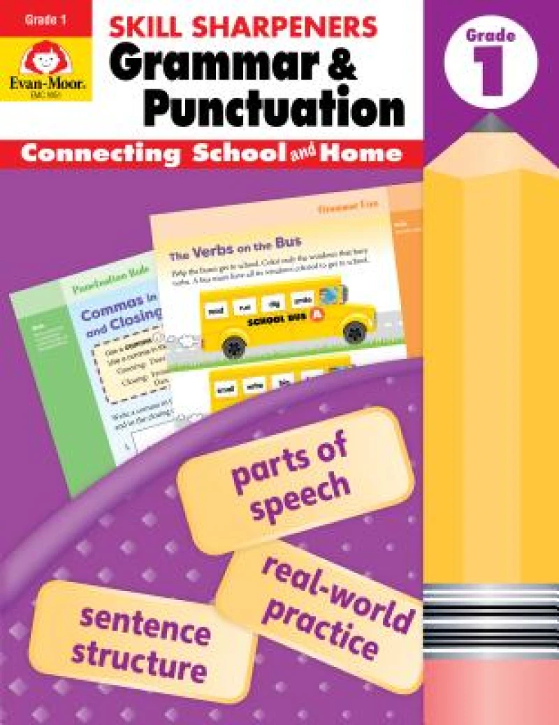 Skill Sharpeners Grammar and Punctuation, Grade 1