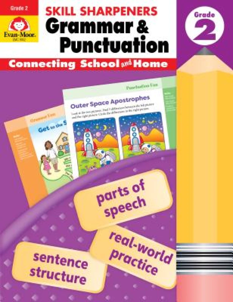 Skill Sharpeners: Grammar And Punctuation, Grade 2