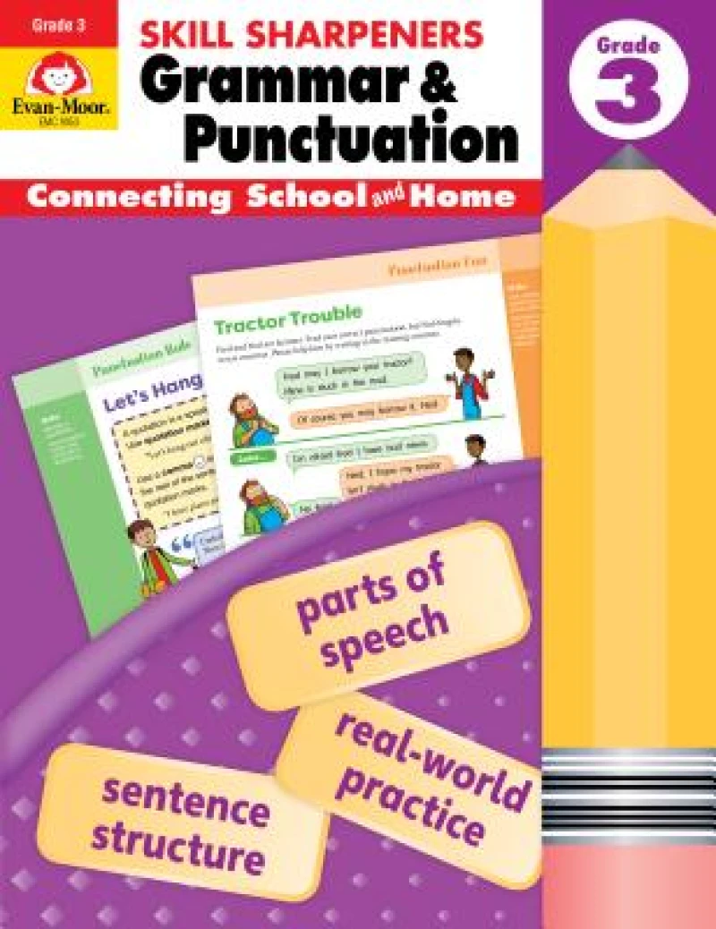 Skill Sharpeners: Grammar And Punctuation, Grade 3