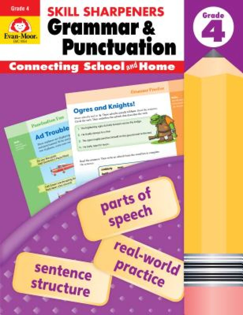 Skill Sharpeners Grammar and Punctuation, Grade 4