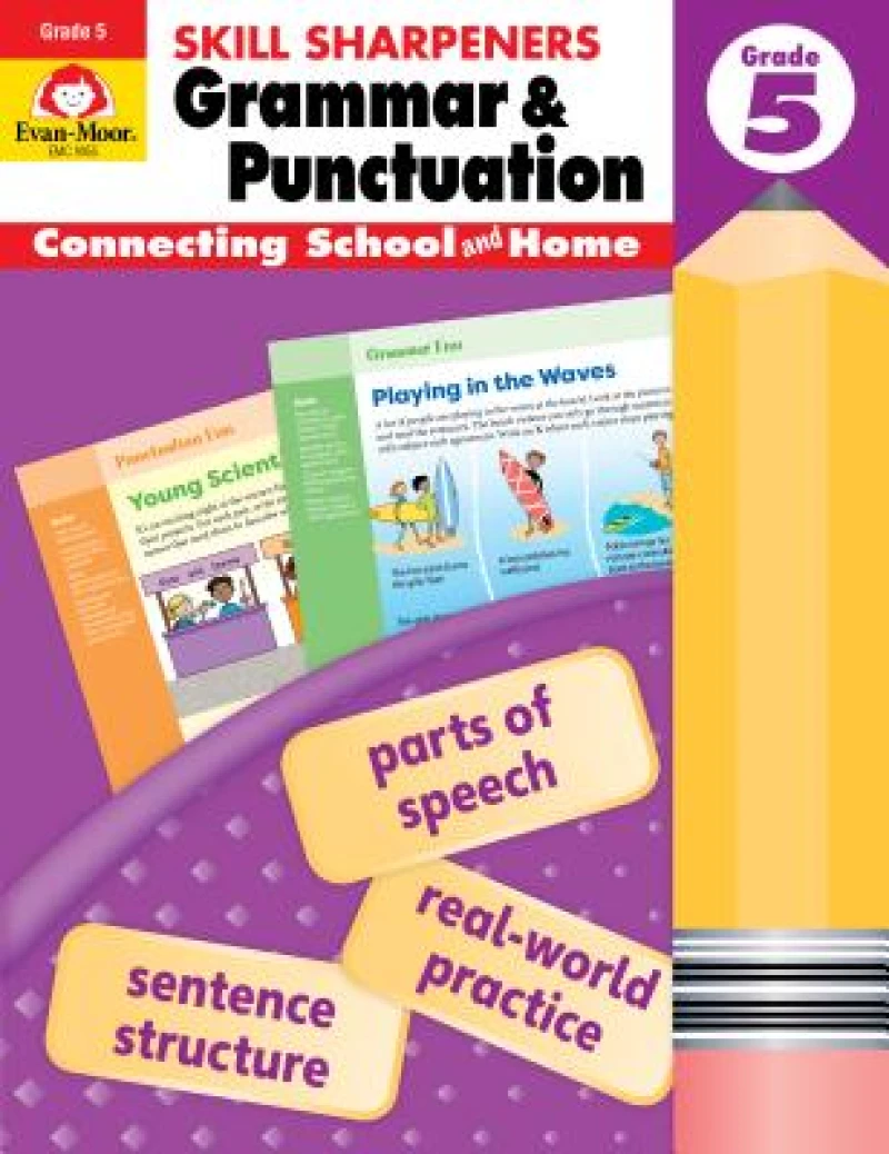 Skill Sharpeners: Grammar And Punctuation, Grade 5