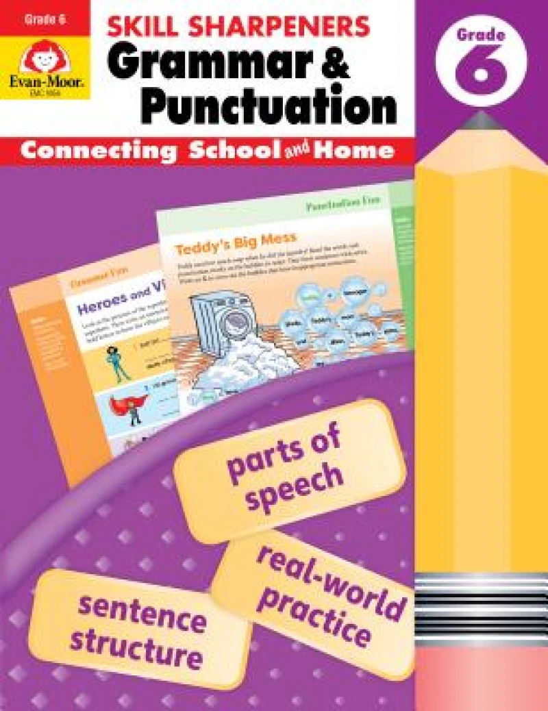 Skill Sharpeners: Grammar And Punctuation, Grade 6