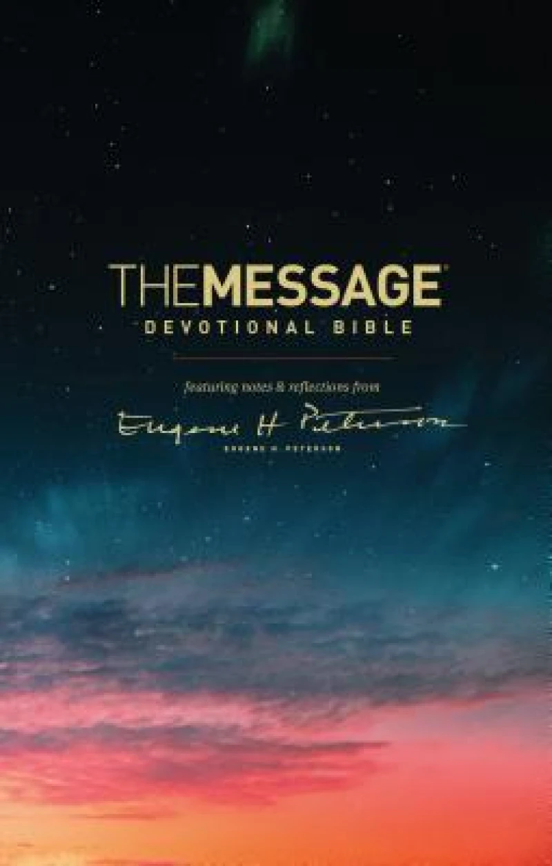 Message Devotional Bible (Hardcover)