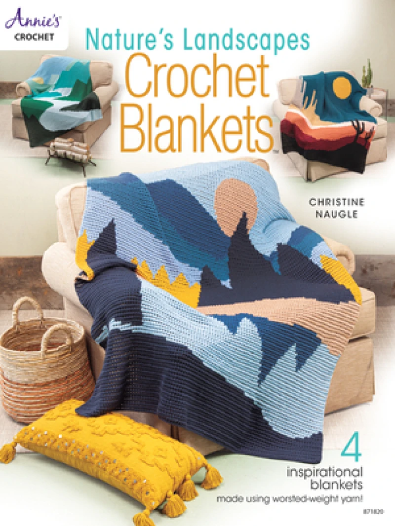 Nature''s Landscapes Crochet Blankets