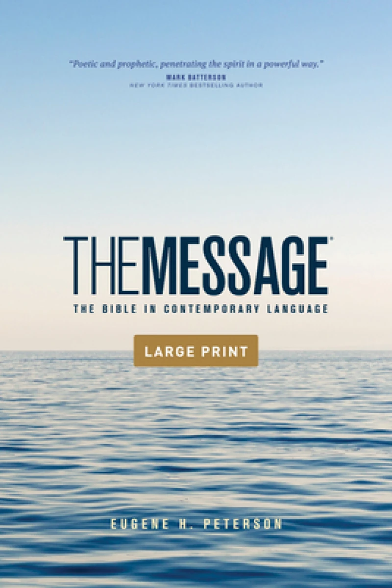 Message Outreach Bible, Large Print (Softcover)