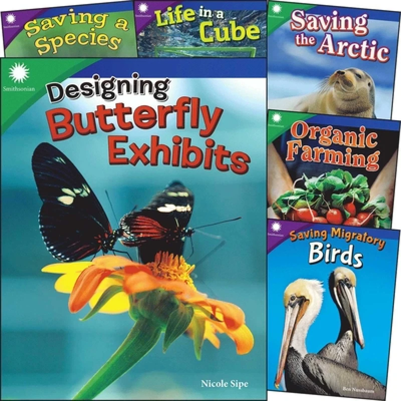 Smithsonian Informational Text: Animals & Ecosystems 6-Book Set Grades 4-5